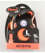 *Flexi Xtreme Dog Leash Large Retractable 16&#39; Tape Orange - $14.99