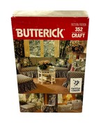 Butterick 352 3093 Craft Sewing Pattern Wrap &amp; Tie Ottoman &amp; Chair Cover... - £4.52 GBP