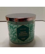 1 Bath &amp; Body Works WHITE GARDENIA 3-Wick Candle Large - $30.00