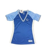 NWT Majestic Women’s Kansas City Royals Baseball Jersey Embroidered Logo... - £19.68 GBP