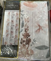 CROSCILL Liana Floral Shower Curtain 72 In x 72 In Pink/Multicolor - $33.65