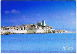 France Postcard Cote d&#39;Azur Antibes The Ramparts - $2.96