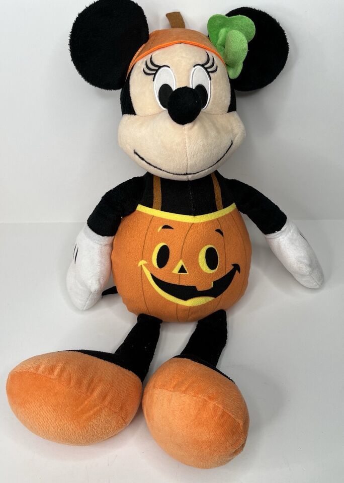 DISNEY  Minnie Mouse Halloween Pumpkin Costume Plush. 18” - $11.54