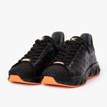 The Caesars Black Leather Men Sneaker image 2