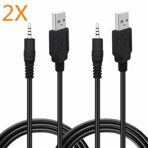 2pcs 2.5mm to USB cable cord FOR JBL Synchros E30 E40BT E45BT E50BT EB40... - £6.38 GBP