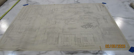 REMINGTON ARMS  BRIDGEPORT CT LOCOMOTIVE HOUSE RAILROAD BLUEPRINT 22 X 3... - $787.05