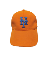 NEW YORK NY METS ORANGE BASEBALL HAT CAP NATHAN&#39;S HOTDOGS PROMO SGA CITI... - £15.71 GBP