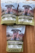 Superfood Complete Beef Adult Dog Food Air Dried 24oz Ea Lot of 3 - $71.24