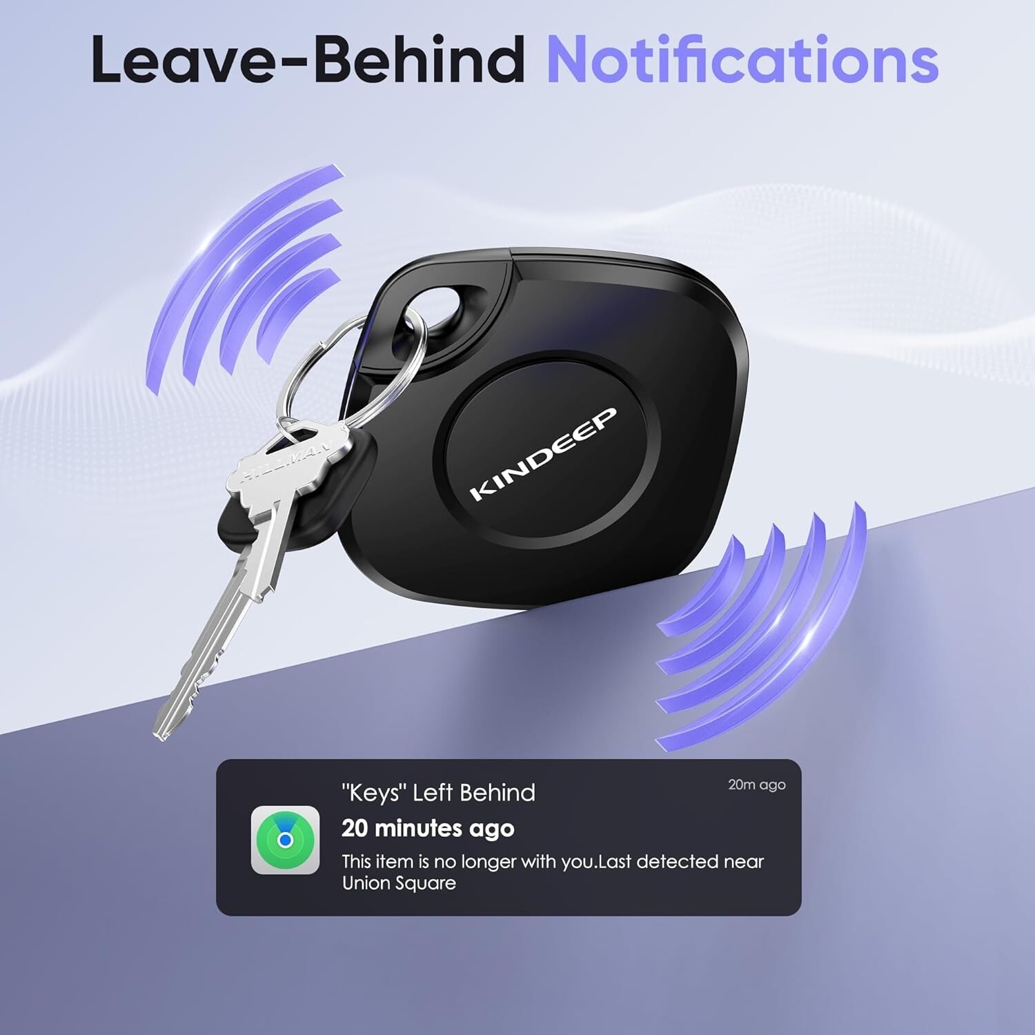 Air Tracker Tag 4 Pack: Bluetooth Item Finder with Apple Find My APP (iOS Only), Item image 6