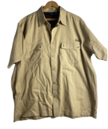 Genuine Dickies Shirt Size 2XL Mens Cargo Utility Pockets Tan Khaki Butt... - $37.15