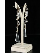 NATURAL SMOKY CRYSTAL QUARTZ CUT STONE DIAMOND 18K GOLD VICTORIAN SILVER... - $10,833.91 MXN