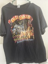 Motorcycle T-Shirt, Size XL, Old Bikes &amp; Good Whiskey, Better w/ Age - £11.67 GBP