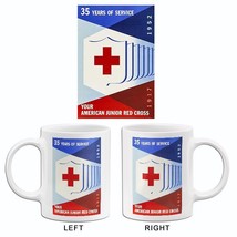 American Junior Red Cross - 35 Years Of Service - 1952 - Advertising Mug - £19.17 GBP+