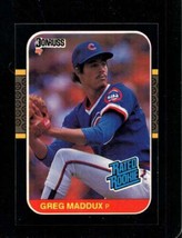 1987 Donruss #36 Greg Maddux Nm (Rc) Cubs Hof Id: 249688 - £6.98 GBP