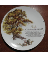 Avon Collector&#39;s Plate 5th Anniversary &quot;The Great Oak&quot; 1995 Gold Trim - $7.79