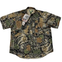 Cabela’s Camo Shirt Men’s Sz XL Short Sleeve Button Down Seclusion 3D Ve... - $24.74