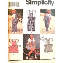 Simplicity Sewing Pattern 9468 Jumpsuit Jumper and Top Girls Size 7-10 - £7.16 GBP