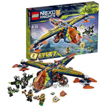 Year 2018 Lego Nexo Knights 72005 AARON&#39;S X-BOW with Robin, VanByter, CyberByter - £72.10 GBP