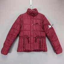 Ecko Red Women&#39;s L Burgundy Utility Insulated Puffer Coat Jacket, Remova... - £28.04 GBP