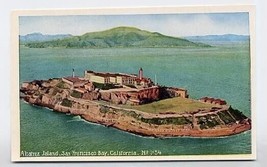 Alcatraz Island White Border Postcard San Francisco Bay - £9.33 GBP