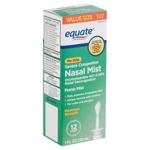 Equate No Drip Severe Congestion Nasal Mist, 1 fl OZ..+ - £15.89 GBP