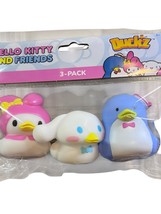 Hello Kitty Rubber Duckz 3pack - My Melody Tuxedosam Cinnamoroll Duck Du... - $17.87