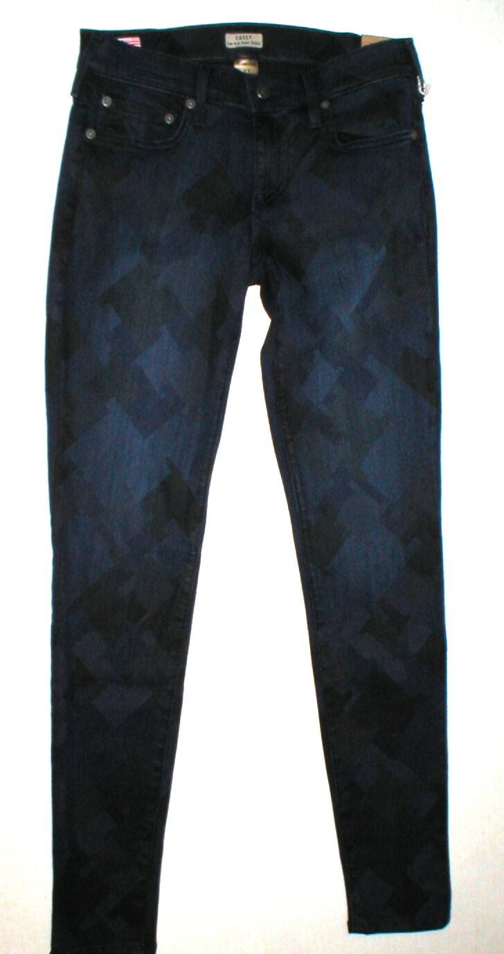 Primary image for New $238 Womens 28 True Religion Brand Jeans NWT Casey Skinny Blue Dark 