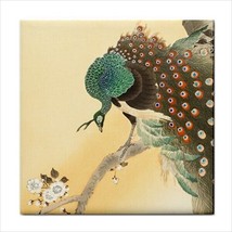 Peacock Ohara Koson Japanese Shin Hanga Art Backsplash Border Ceramic Tile - £12.17 GBP