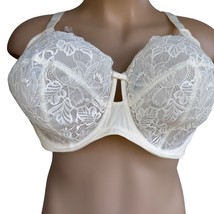 Unlined Full Coverage Underwire Bra 46DD Adjustable Straps Lace White Auden - $20.81 CAD