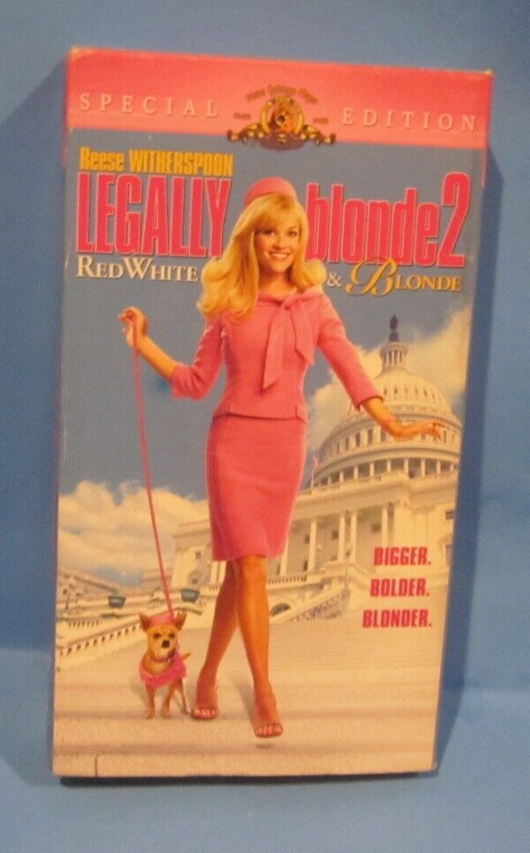 Primary image for Legally Blonde 2: Red White & Blonde VHS Video Reese Witherspoon