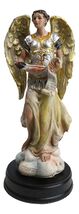 Archangel Gabriel Messenger Of God Holding Scroll Figurine Catholic Chur... - $20.99