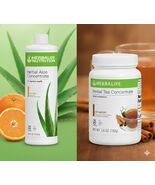 Herbal Tea Concentrate Cinnamon Flavor 3.6Oz &amp; Mandarin Aloe Pint Exp5/27 - $92.07