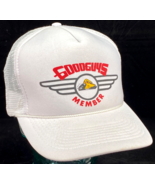 Vtg GOODGUYS Member Hat-Snapback Mesh Trucker Cap-Rope Bill-White-Auto C... - $184.25 MXN