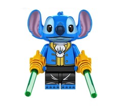 PLTOYS Stitch in Suit Disney cartoon Minifigure Custom US Toy - $6.09