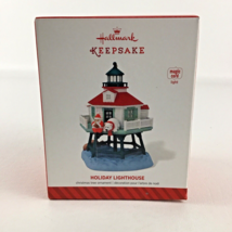 Hallmark Keepsake Christmas Tree Ornament #3 Holiday Lighthouse Magic 2014 New - £63.07 GBP