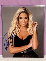 Kelly Kelly Super Cute Smiling Pose Signed Autograph 8x10 WWE TNA AEW NX... - $19.34