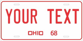 Ohio 1968 License Plate Personalized Custom Car Auto Bike Motorcycle Moped - £8.78 GBP+