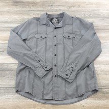 Drill Clothing Company XL Mens Long Sleeve Shirt Dress Work Casual Stitch - £18.40 GBP