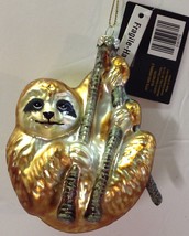 Robert Stanley Christmas Ornament Sloth on Branch New w/Tags - £11.57 GBP