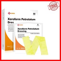 Xeroform Petrolatum Dressing 1&quot;x8&quot; - 50 Sterile Non-Adherent Gauze Pads - $852.39 MXN