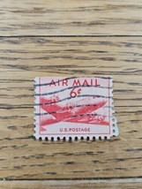 US Stamp US Air Mail 6c Used Red - £1.48 GBP
