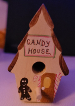 Small Decorative Birdhouse Tabletop Candy House Collectible Spring Decor... - $14.99