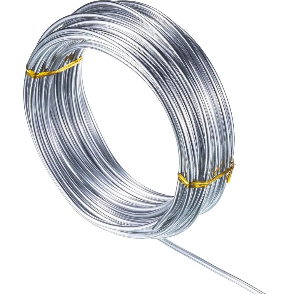 10/20M Silver Aluminum Craft Wire Versatile Bendable Metal For -ITALY 1.... - €1,07 EUR