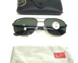 Ray-Ban Sunglasses RB3528 029/9A Brown Black Gunmetal Gray with Polarize... - £110.55 GBP