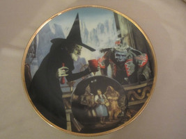 The Witch Casts A Spell Collector Plate Wizard Of Oz 50th Anniversary Blackshear - $31.99