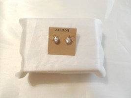 Alfani 3/8&quot; Gold Tone Simulated Diamond Stud Earrings F524 - $10.55