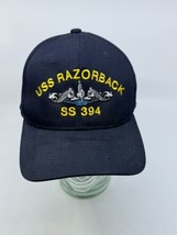 VINTAGE USS Razorback SS394 Snapback Hat Cap US Navy Yupoong Submarine D... - £19.46 GBP