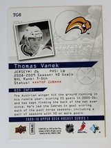 2009 - 2010 Thomas Vanek Upper Deck Top Guns Nhl Hockey Card # TG6 Sabres Insert - £3.75 GBP