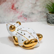 Vintage Chinese Feng Shui Frog | Porcelain Handmade Guild Good Luck Home... - $103.95