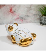 Vintage Chinese Feng Shui Frog | Porcelain Handmade Guild Good Luck Home... - $142.62 CAD